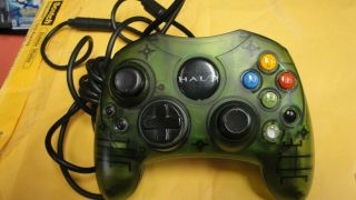Xbox Halo Edition Controller S Green Authentic Rare - And