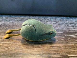 Rare Pre - War Vintage Schuco Windup Crawling Frog Made In Germany