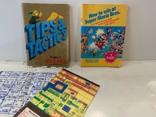 Legend Of Zelda Tips & Tactics Rare Mail Away Strategy Guide W Map & More