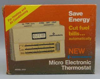 Rare Micro Electronic Thermostat Commodore Model 2001 Commodore Business Mach.