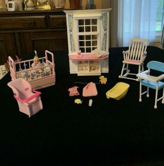 Barbie Baby Nursery Furniture & Accessories & Barbie Baby - Ec