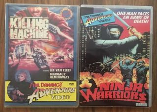 Killing Machine/ninja Warriors/rare/sybil Danning’s Adventure Video/cult/action