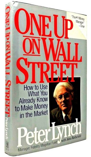 One Up On Wall Street By Peter Lynch Beating The Street Invest Rare Hardcover Vg