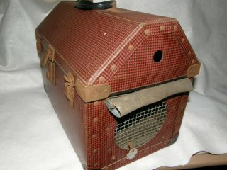 Antique Cat Or Dog Carrier For Use Or Museum Piece