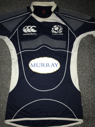 Scotland Player Issue Home Rugby Shirt 2009/10 Medium Rare