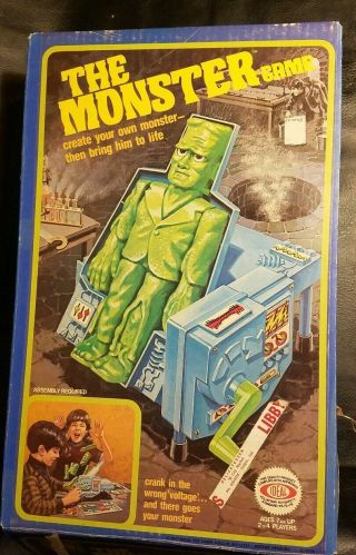 The Monster Game Ideal Games Vintage 1977 Htf Rare
