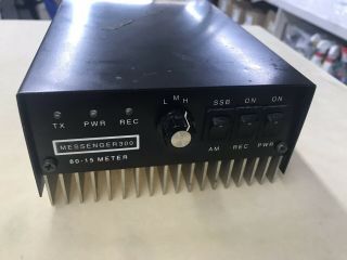 Messenger 300 M300 80 - 15 Meter Cb Amateur Amplifier Linear - Has Power - Rare
