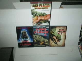 Lake Placid 1 2 3 & 4 Rare Horror Dvd Set Giant Crocodile John Schneider