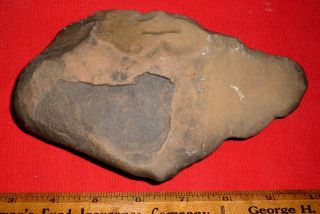 (6.  75 ") Paleolithic Acheulean Early Man Axe,  Prehistoric African Artifact