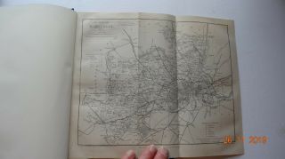 Middlesex 1871 Post Office Directory By Kelly,  Map 415 Pps V Rare