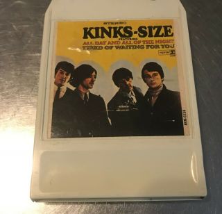 The Kinks ‎– Kinks - Size 8 Track Cartridge Rare Rebuilt