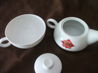 VERY RARE LIPTON 100TH ANNIVERSARY COLLECTIBLE CUP & TEAPOT SET BY TIFFANY & CO 3