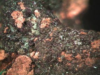 Tyrrellite Umangite Rare Mineral Micromount From Canada