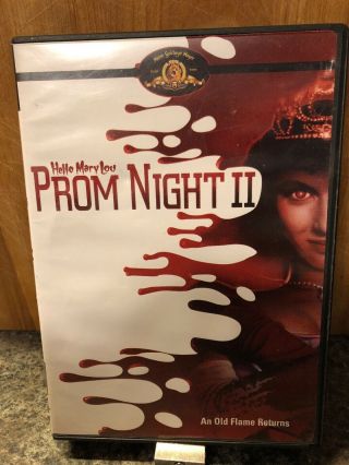 Hello Mary Lou - Prom Night 2 Dvd Widescreen Rare Htf Oop Horror