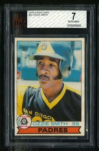 1979 Opc O Pee Chee Ozzie Smith Rc Bvg 7 Rare Well - Centered