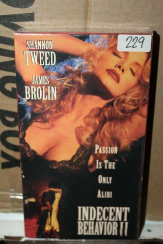 1994 Indecent Behavior Ii 2 Vhs Shannon Tweed James Brolin Erotic Thiller Rare