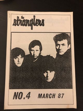 The Stranglers Very Rare Fanzine - No.  4 March 87 By Gary Holmes & Nick Pryde