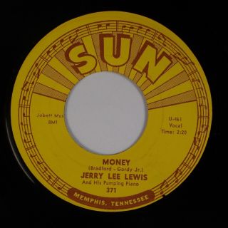 Jerry Lee Lewis: Money / Bonnie B Sun 371 Rockabilly 45 Rare Hear