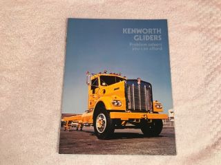 Rare 1978 Kenworth Truck Gliders Dealer Sales Brochure