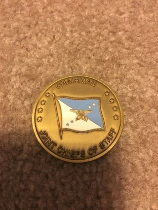 Rare Chairman Joint Chiefs Of Staff Cjcs 4 Star General Interim Challenge Coin