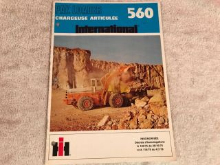 Rare International Harvester European Dealer 560 Pay Loader Sales Brochure
