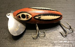 Vintage Fred Arbogast Jitterbug Fishing Lure Odd Color