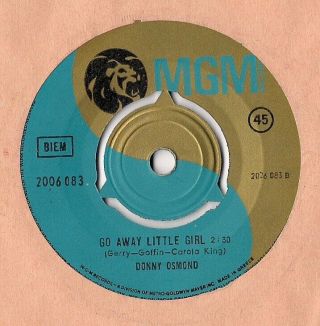 Donny Osmond : Go Away Little Girl / Osmonds Yo - Yo Ultra Rare Greek 45 Ex,