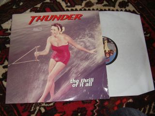 Thunder - The Thrill Of It All - Rare Double Vinyl Lp Album 1996