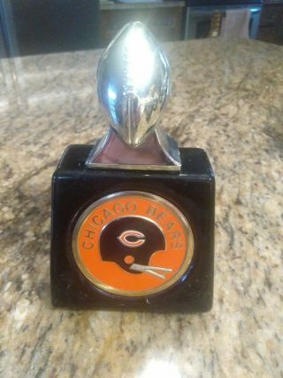 Rare Vintage Avon " Chicago Bears " Nfl Decanter (early 1970 