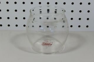 Vintage Coleman 200,  201 Lantern Single Mantle Glass Globe