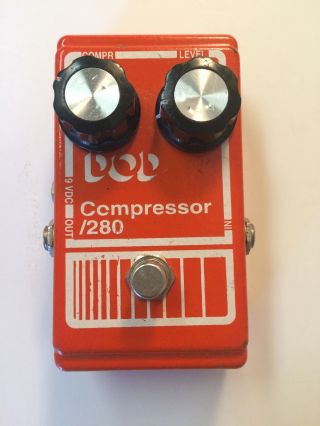 Dod Digitech 280 Compressor Rare 90s Vintage Reissue Guitar Effect Pedal