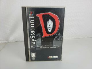 Rare Hard To Find D Playstation 1 Ps1 Complete Longbox Long Box Cib