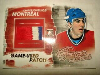 12/13 Itg Forever Rivals Chris Chelios Game Patch Gold 1/1 Montreal Rare