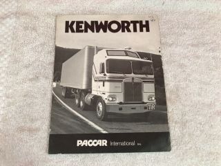 Rare 1964 Kenworth Paccar International Trucks Dealer Sales Brochure