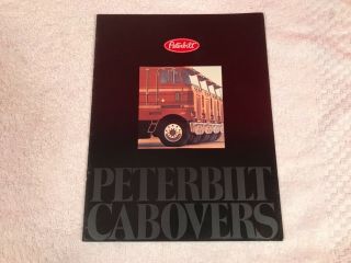 Rare Peterbilt Cab Overs Trucks Dealer Sales Brochure 9 Page