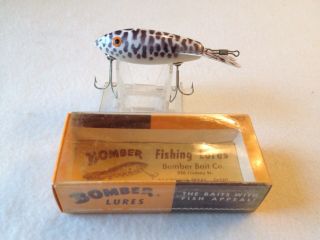 Vintage Old Wood Bomber Fishing Lure Coachdog