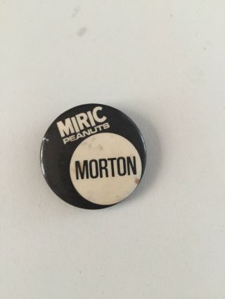 Greenock Morton Football Club Badge,  Miric Peanuts 1960 