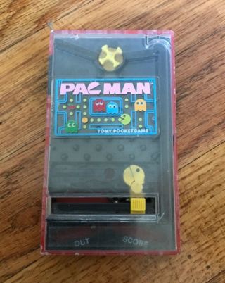 Rare Vintage Pac Man Tomy Pocket Game