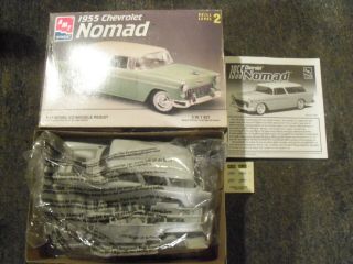 /1955 Chevrolet Chevy Nomad Amt/ertl 1:25 Model Kit 8320 Contents