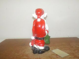 Vintage 1950s RARE Kreiss Christmas Psycho Ceramic Tall Skinny Santas Elf Figure 3