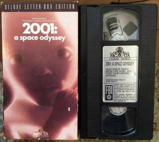 “2001: A Space Odyssey” Deluxe Letter - Box Edition Vhs Ultra Rare Cover