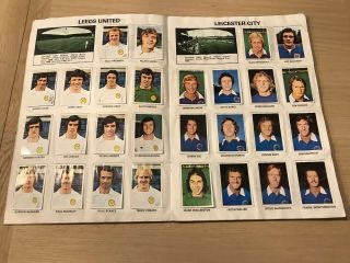Rare Pre - Panini Vintage Football Sticker Album Soccer Stars 75 - 76 100 COMPLETE 2