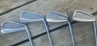 Rare Vintage Lee Trevino 5,  6,  7 & 8 Irons - Rh Golf Clubs Steel Shaft - Reg Flex