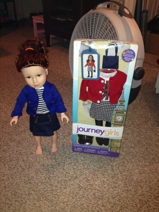 Vintage 18 Inch Journey Girl Doll (w) London Outfit