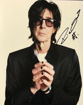 Ric Ocasek Hand Signed 8x10 Photo Autographed Cars Lead Singer Rare Authentic