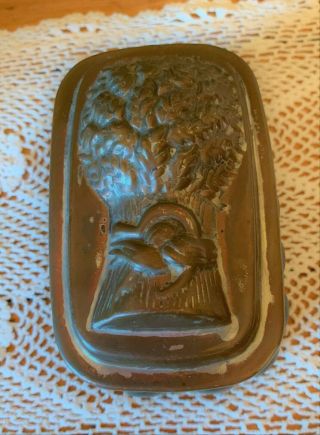 Antique Victorian Copper and Tin Jelly Mold Mould - England 7 2