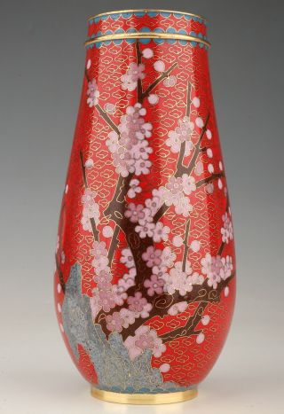 Antique China Cloisonne Enamel Vases Jars Old Handmade Crafts Decoration