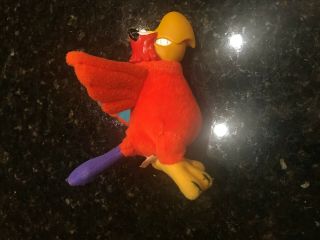 Disney Aladdin parrot bird Applause iago Iago plush Hard Head Rare Edition 6 