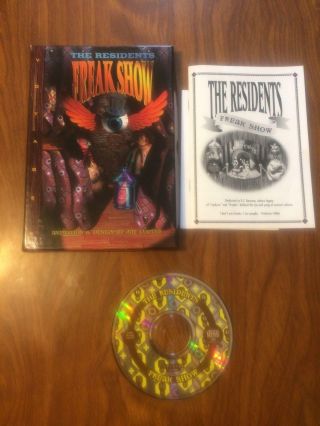 The Residents Freak Show 1995 Voyager Pc Mac Cd Gaming Computer Game Rare Box
