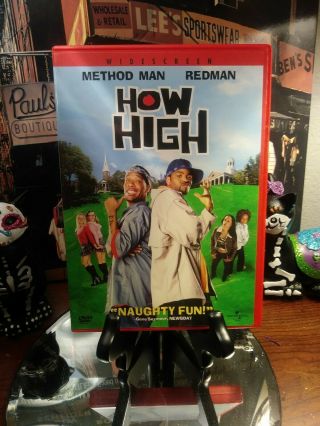 How High (dvd) - Method Man & Redman - Ws - Red Case - Many - Rare Oop